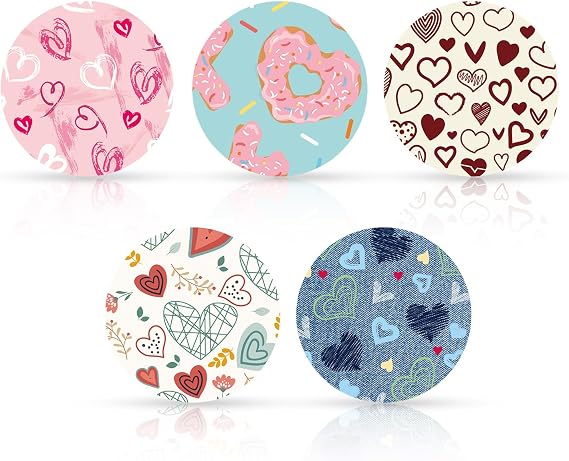25pcs Adhesive Patches for Libre 2 or 3, Valentines Theme CGM Sensor Covers