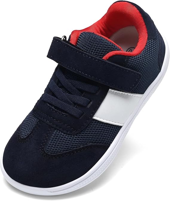 Toddler Shoes Boys Girls, Wide Toe Box Barefoot Shoes, Zero Drop Minimalist Sneakers, Kids Tennis Walking Shoes for Toddler Little Kid
