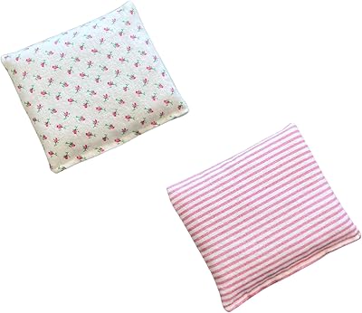 HotCold Therapy Pak, Ultra Mini, Microwaveable Rice Bag Pink Combo 2