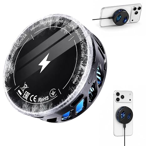 Magnetic Phone Cooler, Lightweight Portable RGB Cooler