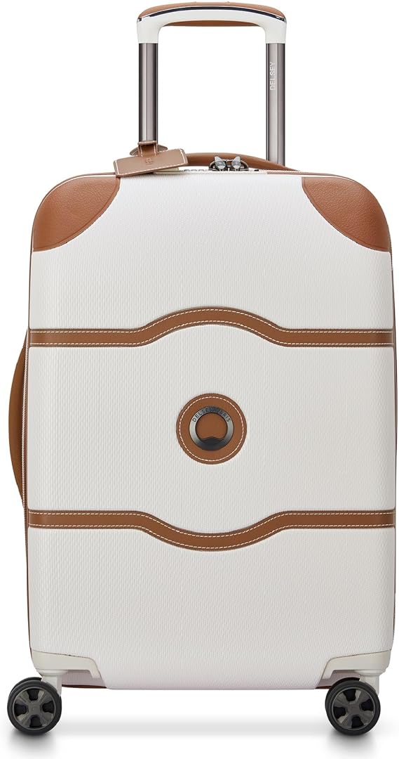 DELSEY PARIS Chatelet Hardside 2.0 Luggage with Spinner Wheels, Angora, Carry-on 21 Inch, Chatelet Hardside 2.0 Luggage with Spinner Wheels
