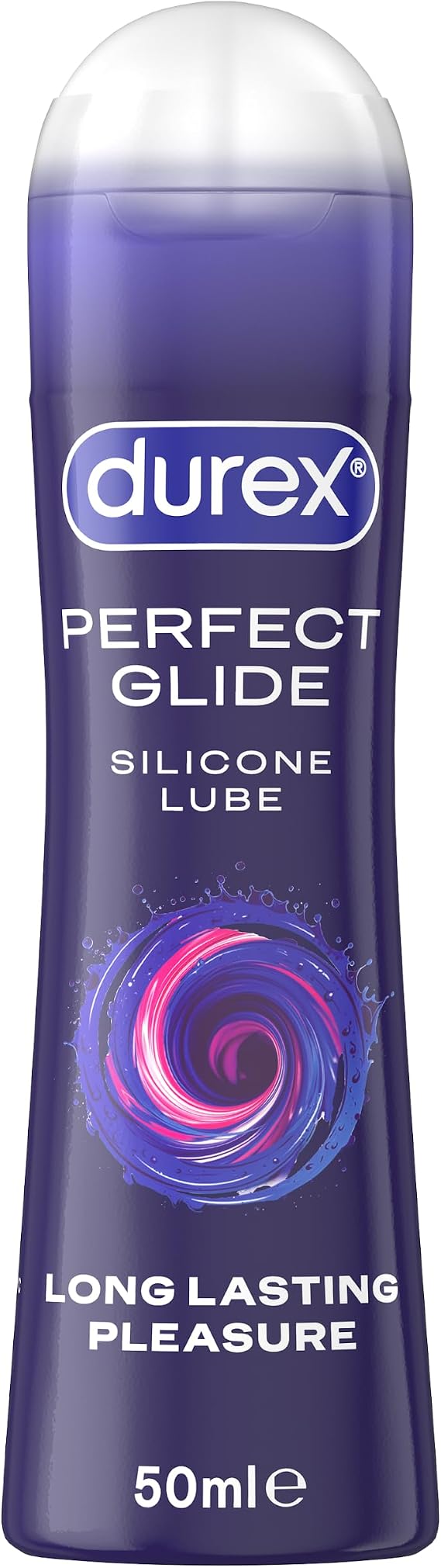 Durex Perfect Glide 50ml, Silicone-Based Lube, Long Lasting Lubricant