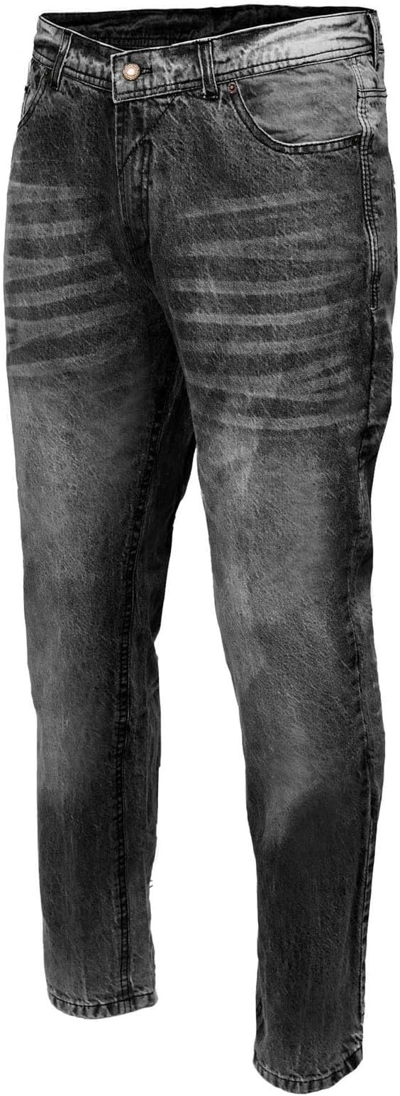 Milwaukee Leather MDM5000 Men's City Limit Black CE Armored Motorcycle Riding Denim Jeans Pants Reinforced w/Aramid Fibers
