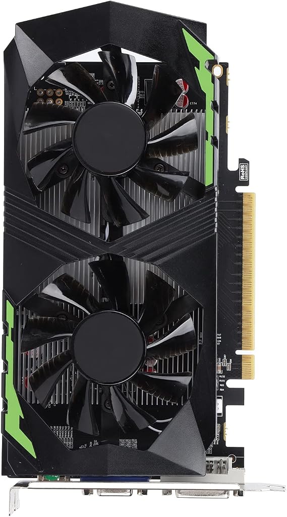 Cuifati 1050 4GB Graphics Card,128bit DDR5 1250MHz Graphics Card,PCI Express 2.0 PC Video Card for Fan Desktop Computer