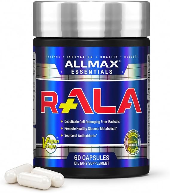 ALLMAX R+ALA Antioxidant Capsules, 60 Count