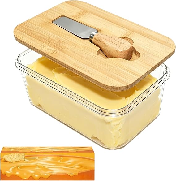 Cheese Container Compatible with Velveeta,with Lid and Knife