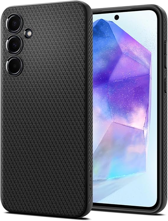 Spigen Liquid Air Designed for Galaxy A55 5G Case (2024) - Matte Black