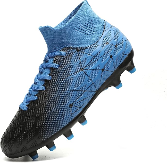 Hanani Boys Girls Soccer Cleats for Kids Football Shoes
