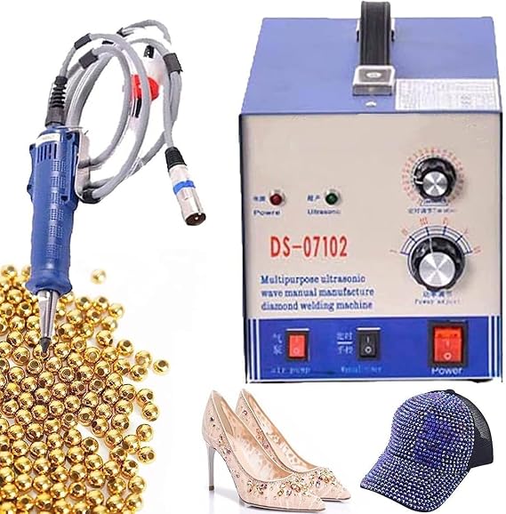 Hotfix Rhinestone Applicator - 300W Crystal Bling Machine | Pearl Beads Setting & Rhinestone Press Fixing Tool, Suitable for Rhinestones, Sequins, and Rubber Particles