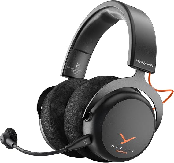 beyerdynamic MMX 150 Wireless Black Oyuncular için Çıkabilir Mikrofonlu Kablosuz Headset