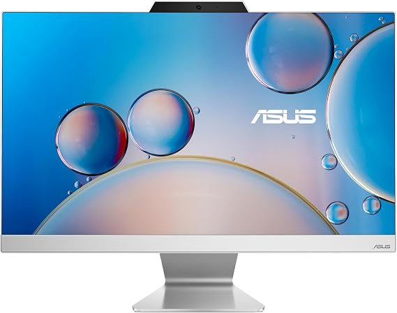 ASUS A3402 All-in-One Desktop, 2024, 23.8" 1920 x 1080 IPS 60Hz Touch, Intel Core i5-1235U 10-Core, Intel Iris Xe Graphics, 16GB DDR4, 512GB SSD, Windows 11 Pro, Wi-Fi, BT 5.3, 720p Camera, White