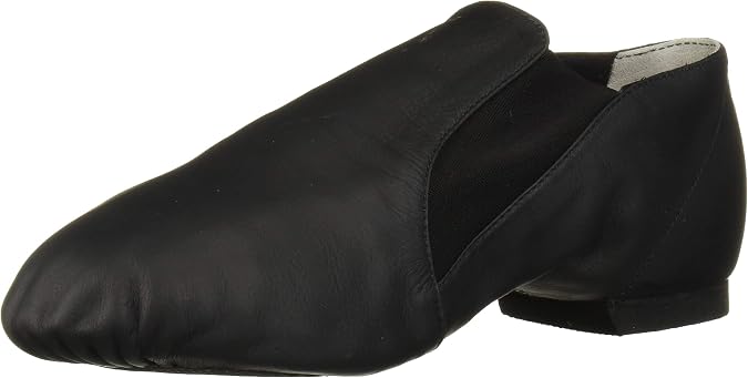 Bloch Dance Women's Elasta Bootie Leather and Elastic Split Sole Jazz Shoe