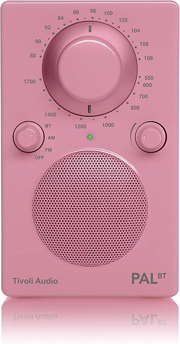 Tivoli Audio PAL BT Portable Bluetooth AM/FM Radio (Pink)