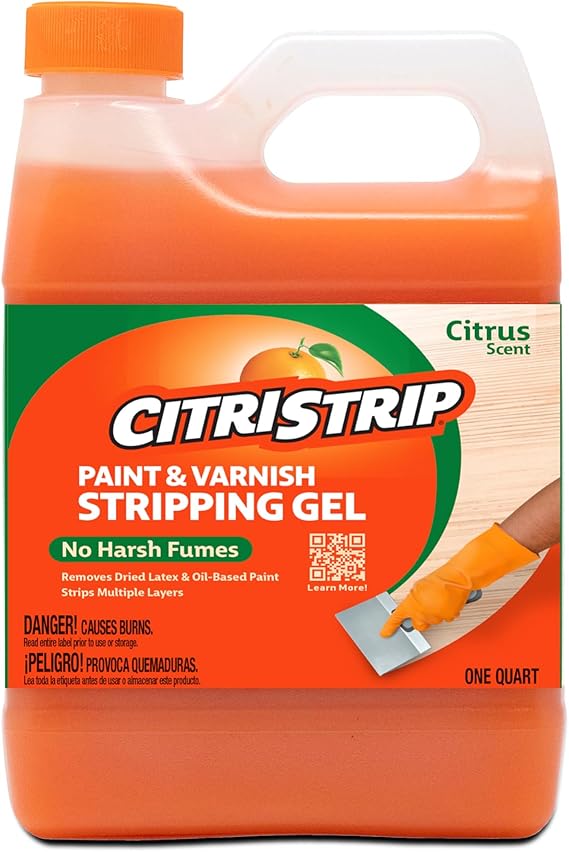 Citristrip Paint & Varnish Stripping Gel, 1 Quart