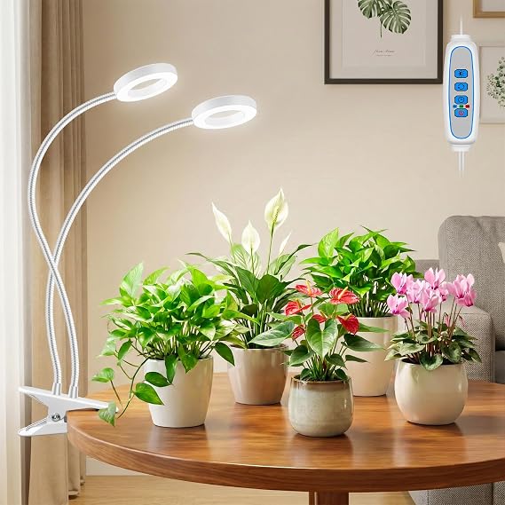 Grow Light, 96 LEDs Full Spectrum Plant Lights Indoor with Clip [Energy Class F]