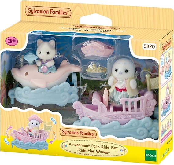 Sylvanian Families - 5820 Amusement Park Boat & Trolley