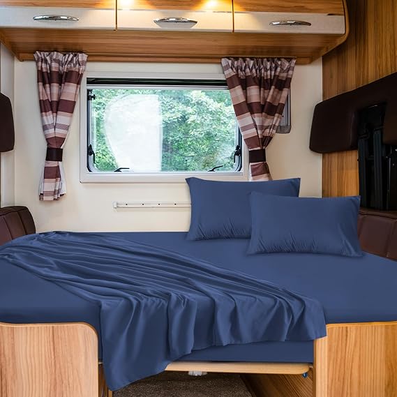 SPRINGSPIRIT RV Queen Sheets, RV Short Queen Sheets for RV Camper