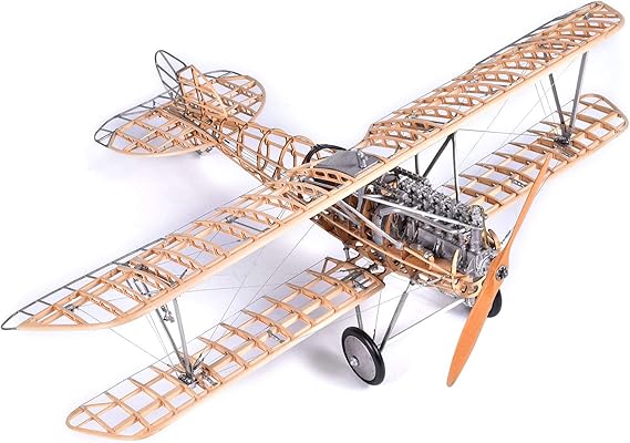 Model Airways MA 1001 - Albatros D.Va Red Baron's WWI Fighter 1:16 Scale Model Kit - Authentic Wood & Metal Kit for Adults to Assemble