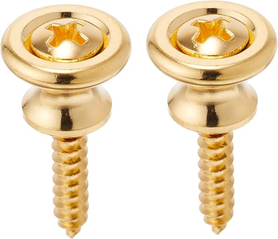 Gotoh ストラップピン、ギブソンタイプ、2個セット、ゴールドpep-b1g Ep-b1gg