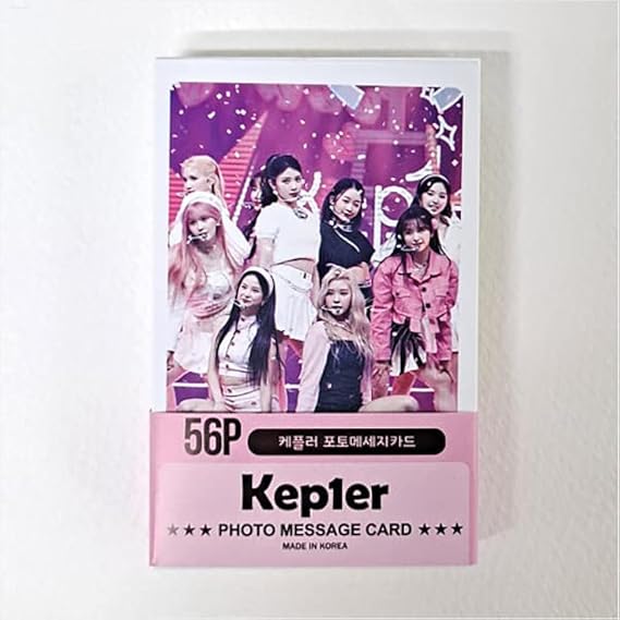 K-POP IDOL Group New Kpop Photo Message Card 56pcs set (Postcard / 56sheets) or Transparent Card 25pcs set (Kep1er)