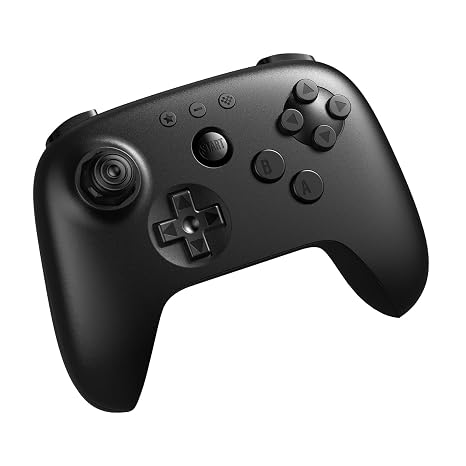 8Bitdo 64 Bluetooth Controller for Analogue 3D Switch Windows and Android (Black)