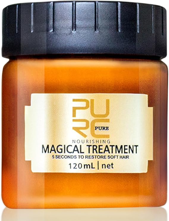 5 Seconds Hair Root Repair - Keratin Deep Conditioning Mask, 120ml, Restores Elasticity & Softness, Straightening Kit
