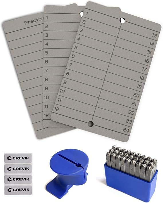 Titanium Crypto Seed Phrase Cold Storage Plate & Stamp Kit | 2mm Extra Thick, Up to 48 Words, Fireproof & Corrosion-Resistant, Expandable with Extra Plates, Compatible with BIP39 Wallets