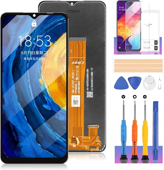 for Samsung Galaxy A12 Screen Replacement for Samsung Galaxy A12 LCD for Samsung Galaxy A12 Digitizer for SM A125F/DS SM-A125U SM-A125M/DS Display Touch Screen Assembly Repair Parts