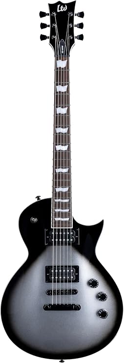 ESP LTD EC-256 Electric Guitar - Silver Sunburst Teardrop