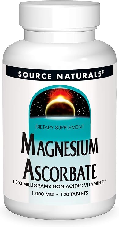Source Naturals, Magnesium Ascorbate - 1000 mg, 120 Tablets