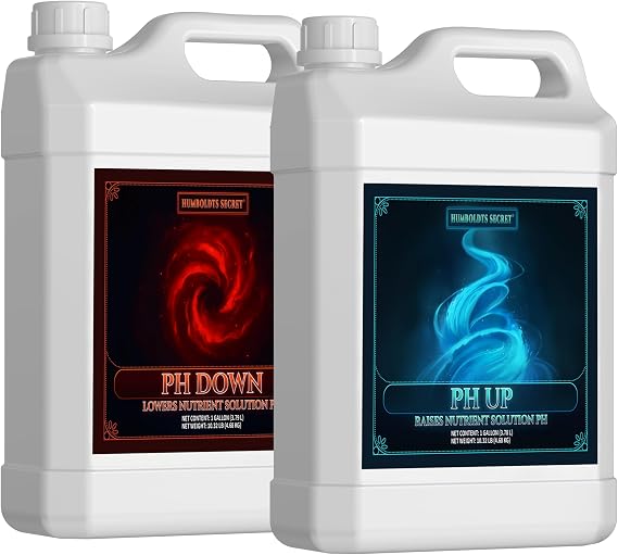 Humboldts Secret pH Up and pH Down Control Kit, Liquid, 1 Gallon Set