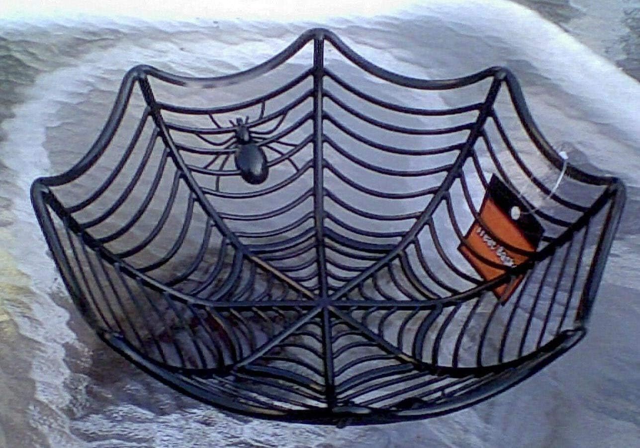 Spiderweb Serving Bowl for Halloween Candy