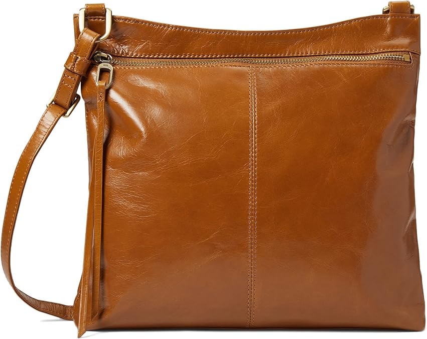 HOBO Cambel Large Crossbody Bag For Women - Leather Shoulder Carry With Top Zipper Closure, Casual and Lightweight Handbag