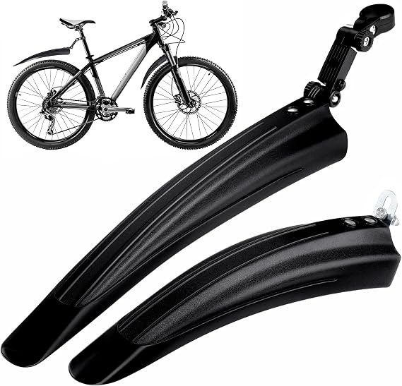 Bicycle Fender Set - Adjustable Front & Rear Mudguards, Quick-Release for Mountain/City Bikes, 20-26 Inch Wheels, Widened & Thickened Design, All-Weather Protection