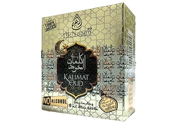 Al Nuaim Kalimat Oud attar/Itr oil, 6ml, perfume oil
