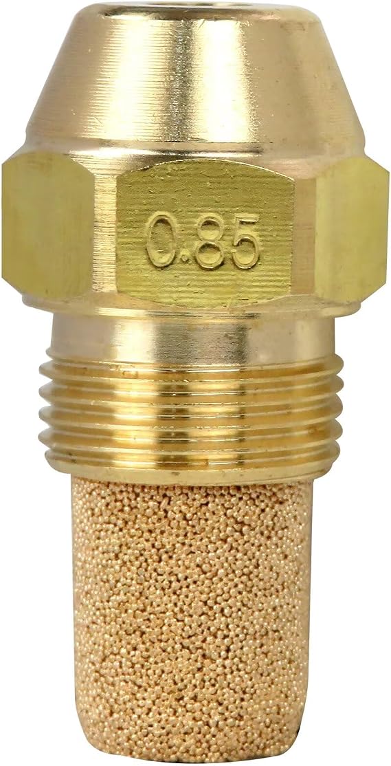 Replacement for Delavan .85-45B Solid Oil Burner Nozzle, Solid Cone Spray Nozzles, 45Degree Spray with 0.85 gph