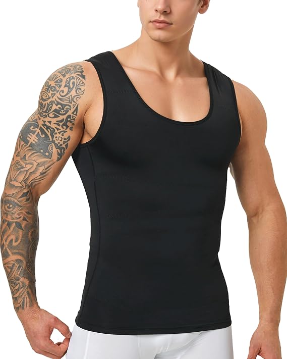 Mens Compression Tank Top Body Shaper
