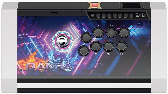 Qanba Q3 Silent Obsidian Arcade Joystick ME Multifunction Edition Qanba Q3 Silent Obsidian Arcade Joystick ME Multifunction Edition PC Compatible Top Model Q3MF-GV with Gravity Mechanical Shaft