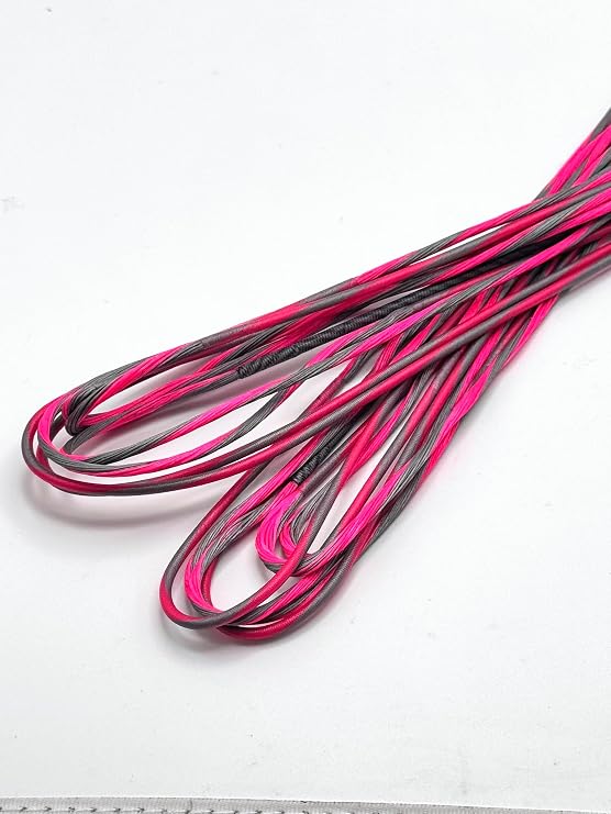 Genesis String & Cable Replacement Bowstring Set - Pink & Silver