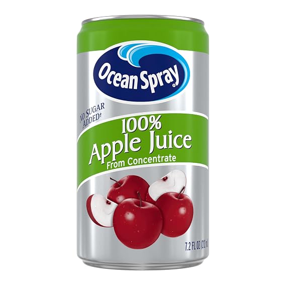 Ocean Spray Apple Juice, 7.2 Fl Oz Can