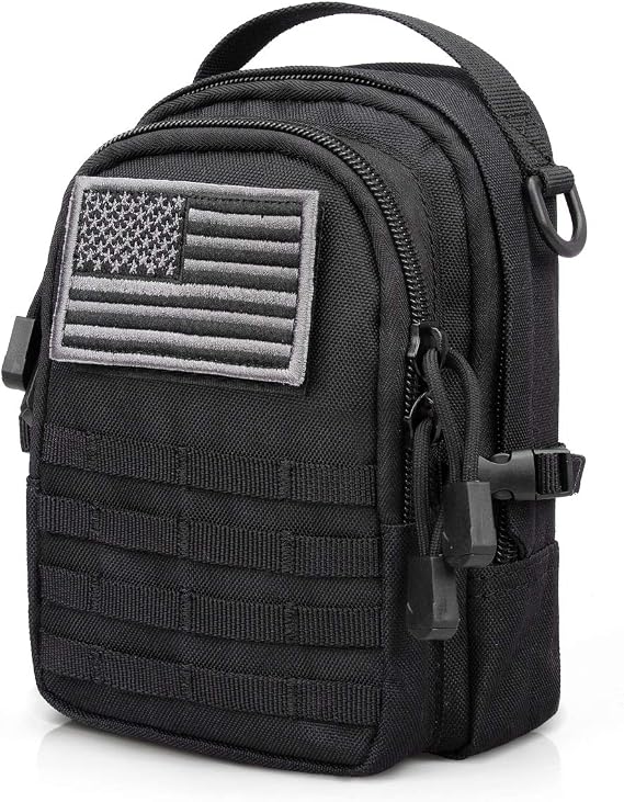 WYNEX Tactical Molle Small Utility Pouch, Police Duty Belt Vest Accessories