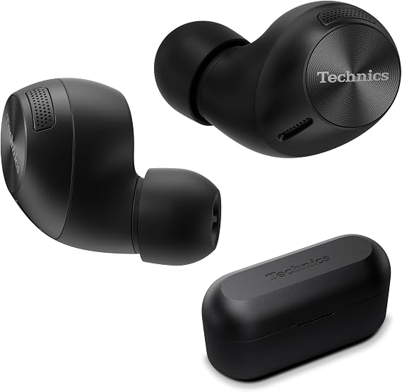 Panasonic Technics True Wireless Earbuds, EAH-AZ40M2, Black