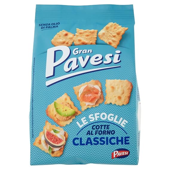 Gran Pavesi Crunchy Oven-Baked Plain Sfoglie 190g