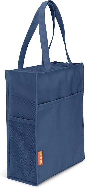 Urban Infant Tote Bag for Kids - Outer Pocket, Name Tag, 2 Mesh Bottle Holders, and Zippered Top
