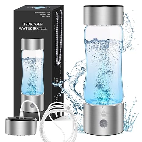 2025 Upgraded Hydrogen Water Bottle, 1600-2000 Hydrogen Water Bottle Generator, Hydroh Hydrogen Water Machine Improve Water in 3 Mins for Home, Office, Travel, Daily Drinking-004