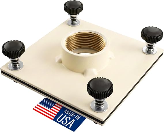 BMS LocDown Vibration Insulation Kit Adjustable Spring Loaded Vibration Isolator for Projector Ceiling Mounts, Noise Reduction Anti Vibration Mount, Steel Construction, Made in USA
