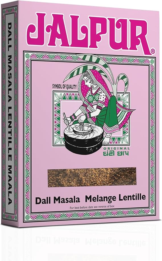 Jalpur Dall Masala – 175g | Authentic Indian Spice Mix for Homemade Dal, Lentils & Curries | Aromatic Blend of Ground Spices | Easy to Use | Enhances Flavour of Everyday Indian Meals | High Protein.