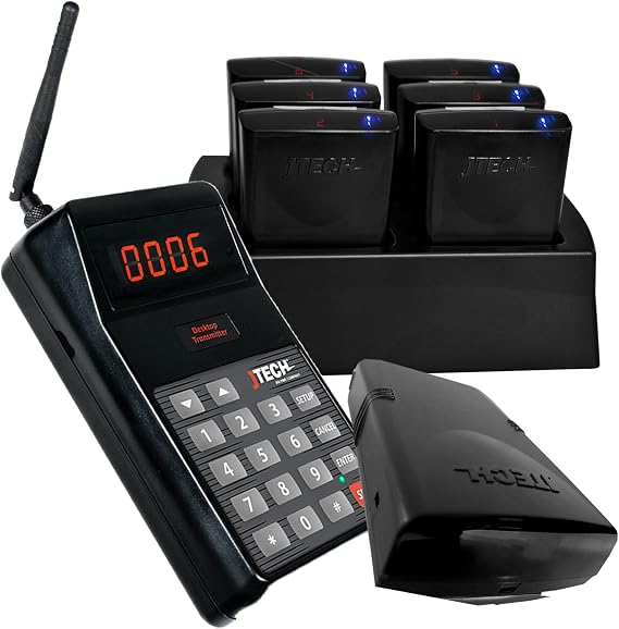 JTech Rugged Server & Staff System - 6 Pagers