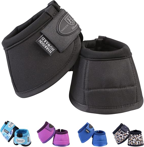 Harrison Howard No-Turn Bell Boots, Protect from Overreach & Interference