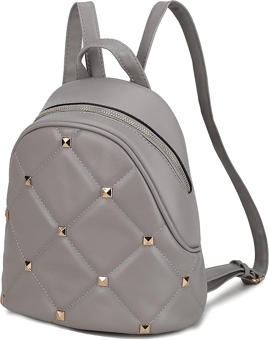 MKF Collection Backpack for women, Vegan Leather Top-Handle satchel Lady Travel Bookbag